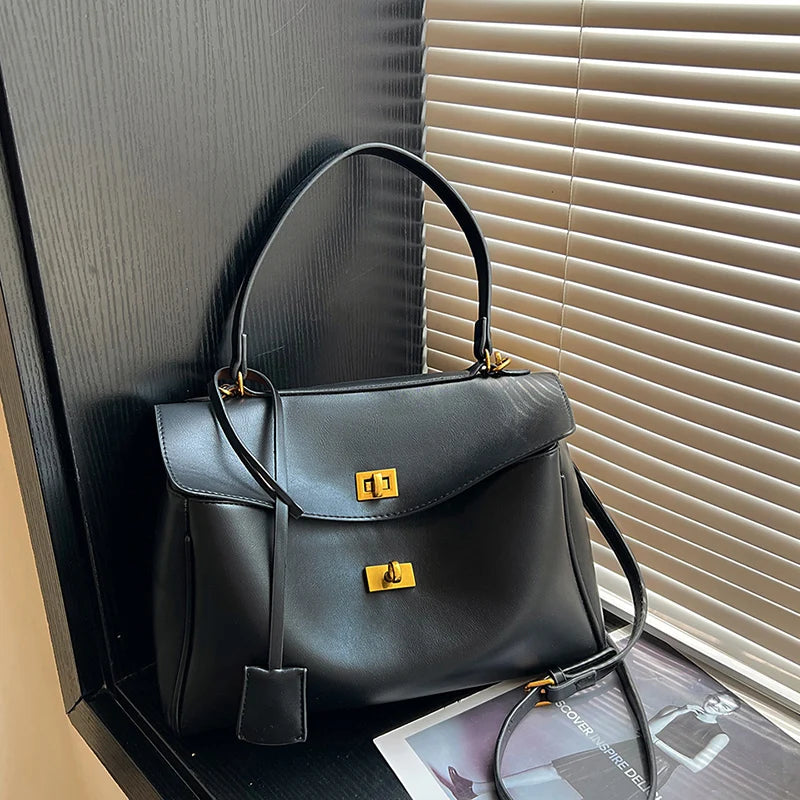 Sac à main femme –Simili cuir souple Fermoir-Style Luxe