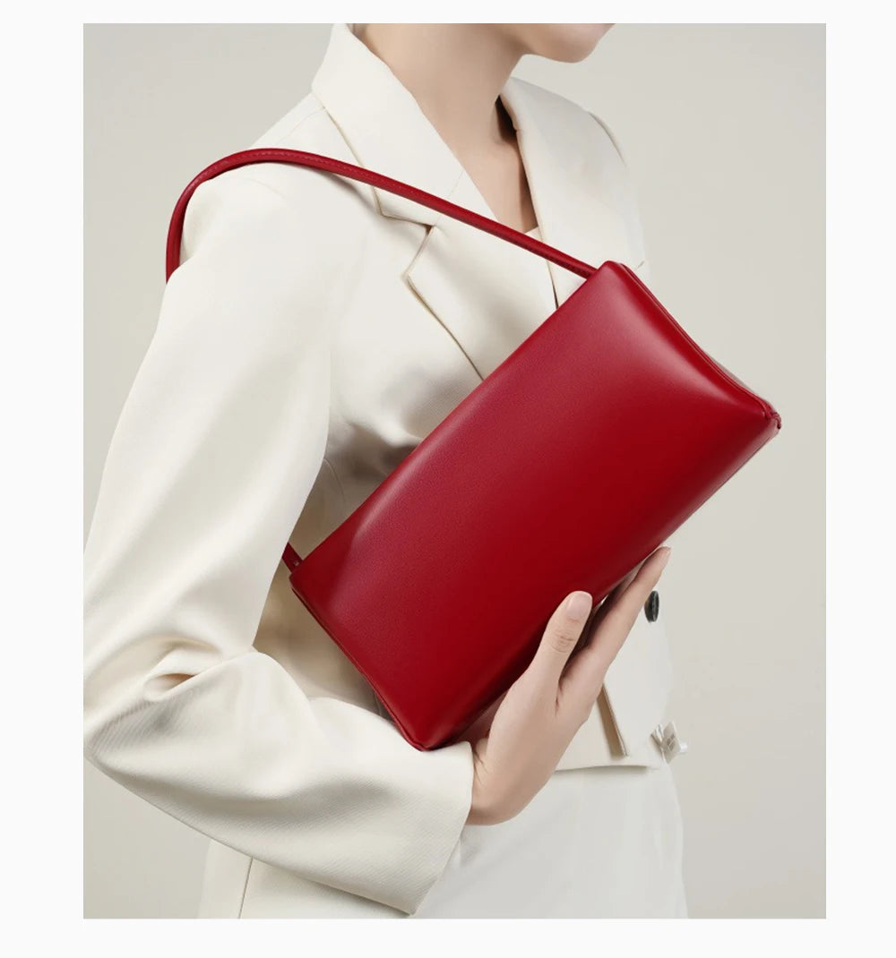 Sac à main cuir véritable – Anse & Bandoulière