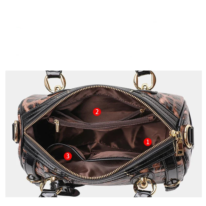 Sac à mainen cuir Vachette Embossé – Dorée style luxe