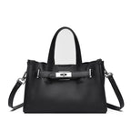 Cowhide Satchel Bag for Women 2025 Large Capacity Luxury Quality Genuine Leather Handbags Fashion Lady Crossbody Messenger Bags MYNELIA