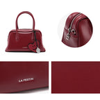 Sac Tote La Festin Cuir Refendu Fashion – Bandoulière & Croisé