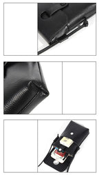Sac en Cuir véritable – Style anglais rétro,Poche rabat