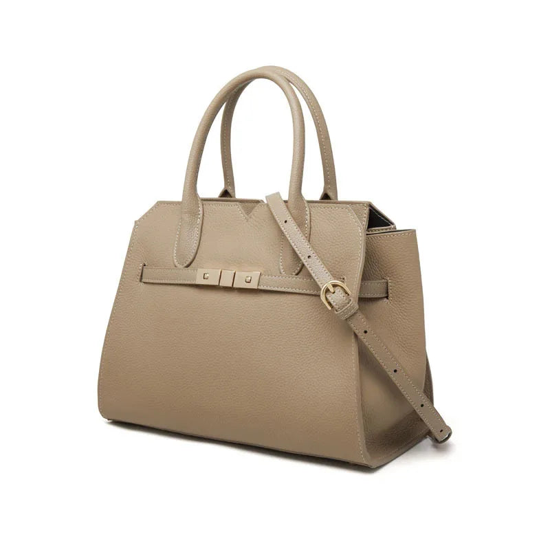 Sac à main en cuir première couche – Style minimaliste