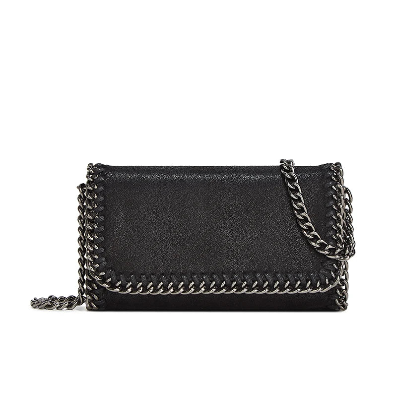 Mini sac bandoulière femme à chaîne – Suède synthétique