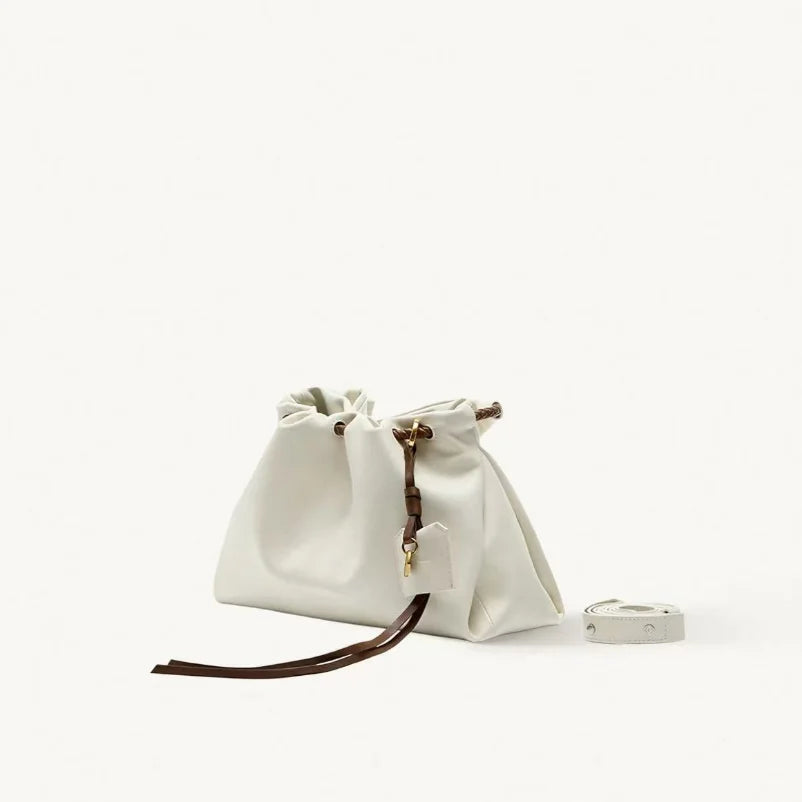 Tote PU Grande Capacité Drawstring Commuter Unisexe