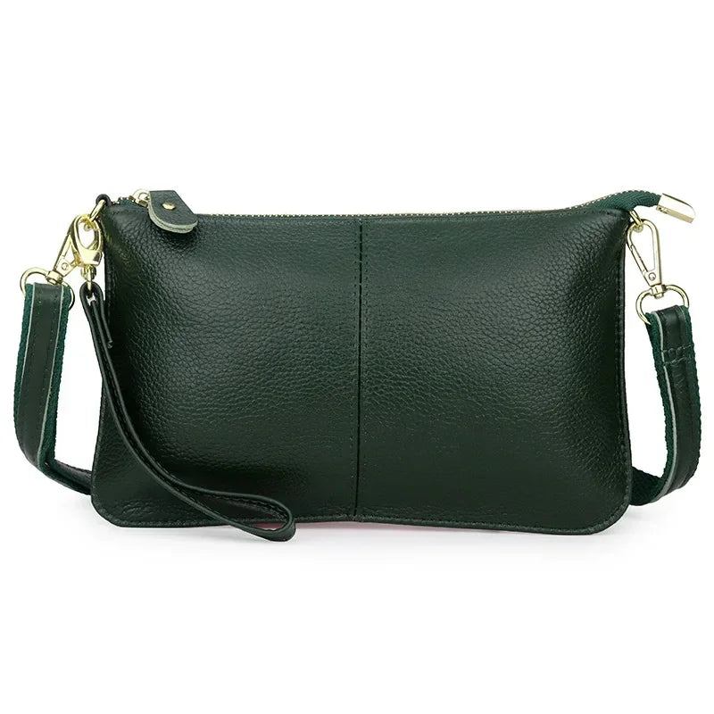 Sac bandoulière Satchel Croisé Cuir Véritable Vintage Candy