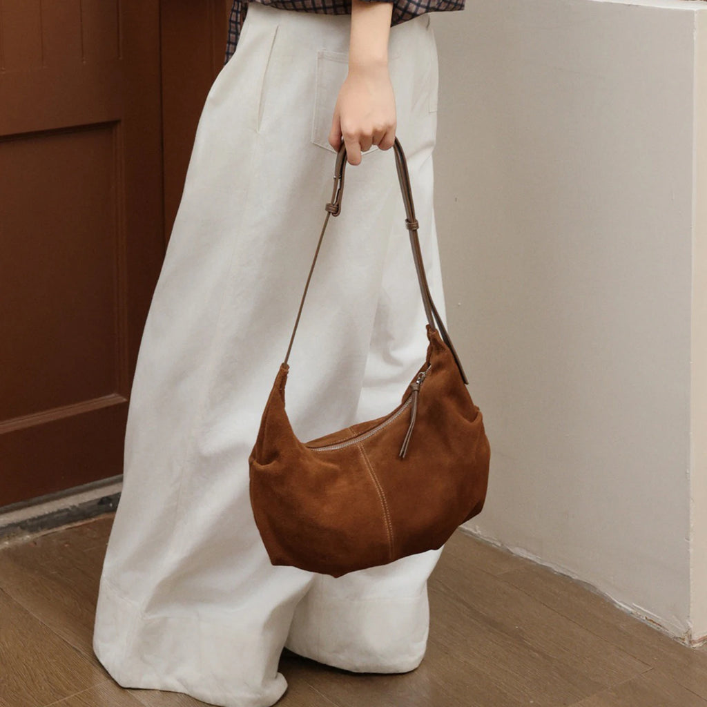 Sac Tote Daim – Classique Intemporel doublure Coton