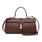 Sac épaule femme en cuir de vachette véritable – Forme rectangulaire