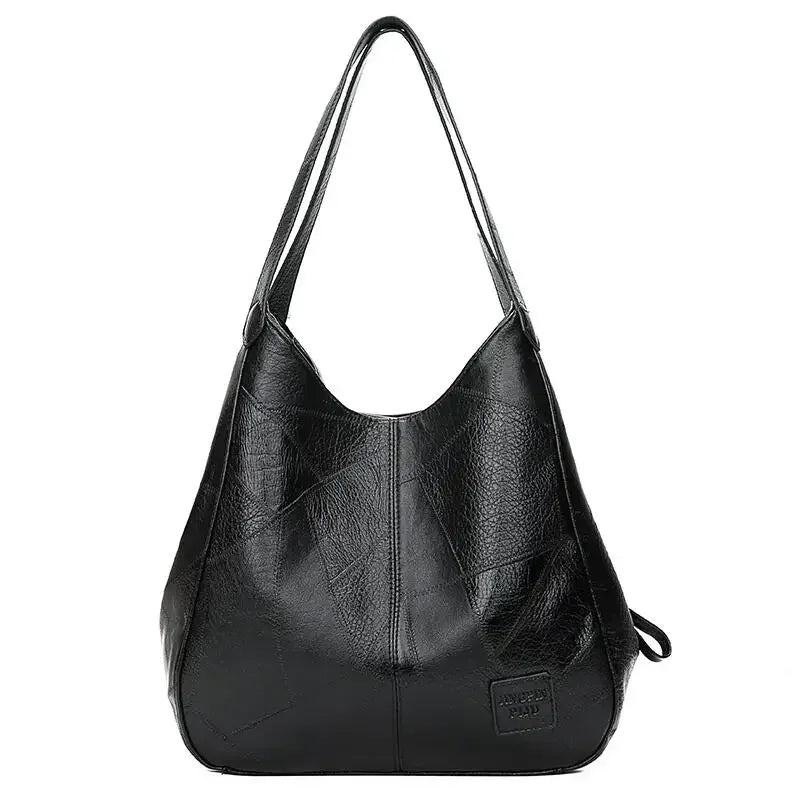 Sac à main vintage – Double anse & Bandoulière teintes chaudes MYNELIA