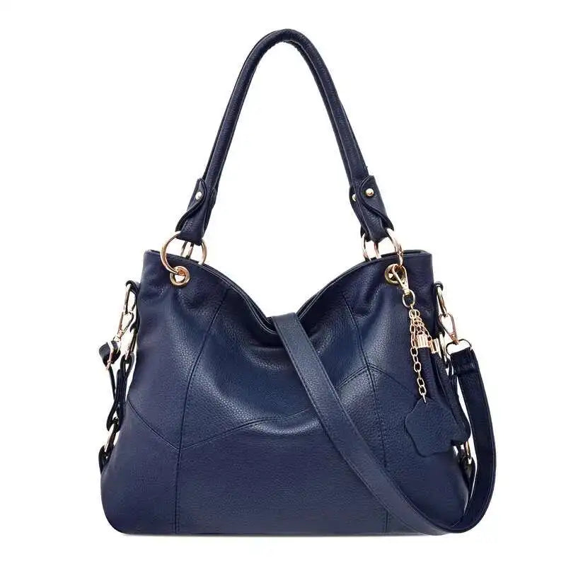 2025 Fashion Trend New Large Capacity Handbag Women's Shoulder With No Pattern Simple Style Hot Selg Item Bag Top-handle Bags MYNELIA