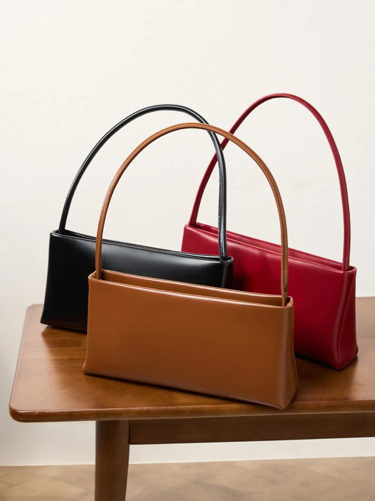 Sac à main cuir véritable – Anse & Bandoulière