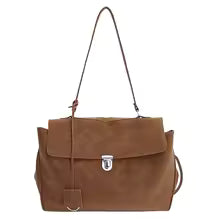 Sac  bandoulière Tote Femme en Cuir PU – Surpiqûres Décoratives, Automne-Hiver