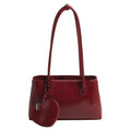 Women's Handbag Retro Tote Bag High End Shoulder Bag Large Capacity, Solid Color Simple Underarm Square Bag MYNELIA