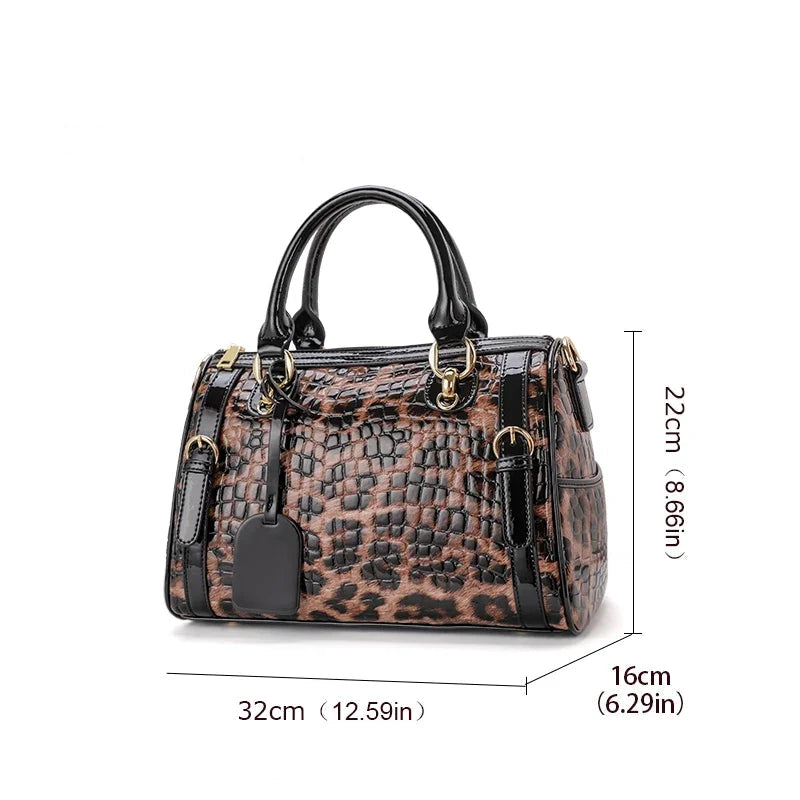 Sac à mainen cuir Vachette Embossé – Dorée style luxe