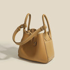 Genuine Leather Women's Shoulder bag niche design fashion lady's basket bag soft cowhide bucket bag handbag for women MYNELIA