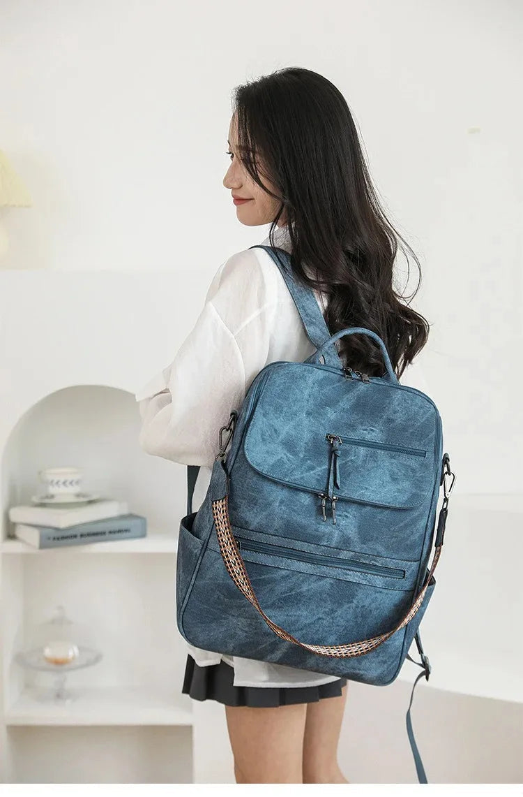 Sac à dos femme grande capacité — L'Art du Voyage Quotidien MYNELIA