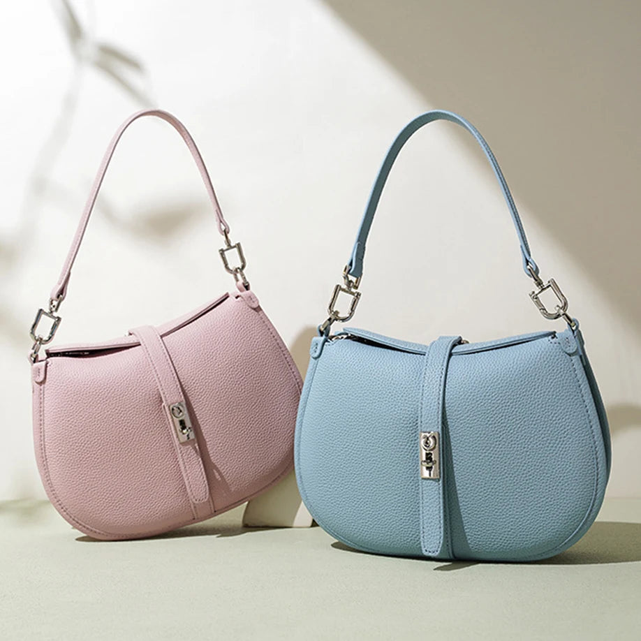 Sac à main femme en cuir première couche, léger