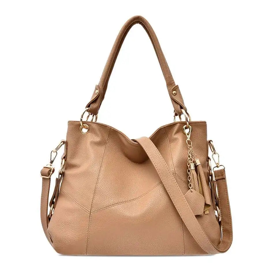 2025 Fashion Trend New Large Capacity Handbag Women's Shoulder With No Pattern Simple Style Hot Selg Item Bag Top-handle Bags MYNELIA