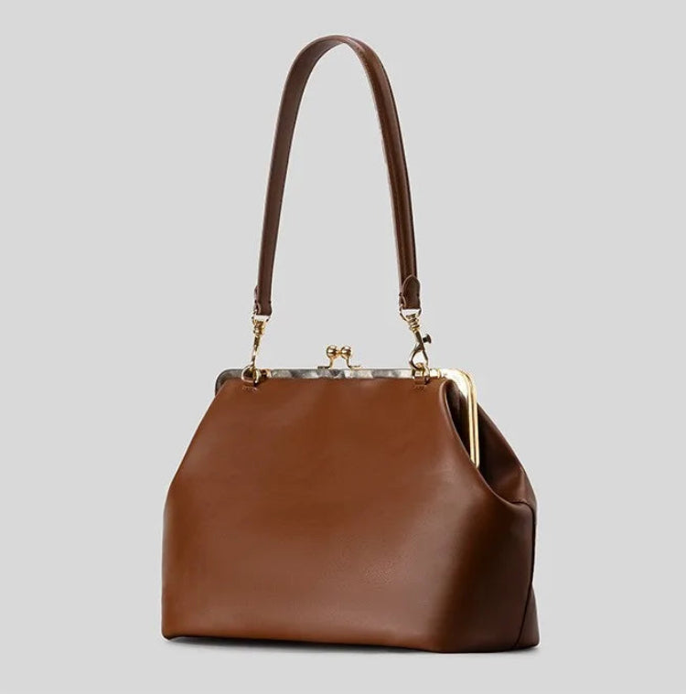 Sac à Main de Luxe à Fermoir pour Femmes MYNELIA