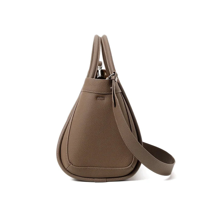 Sac hobo tote en cuir –Double port-Grande capacité