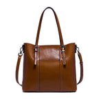 Damen Leder Tote Bag – Laptop & Reisefach
