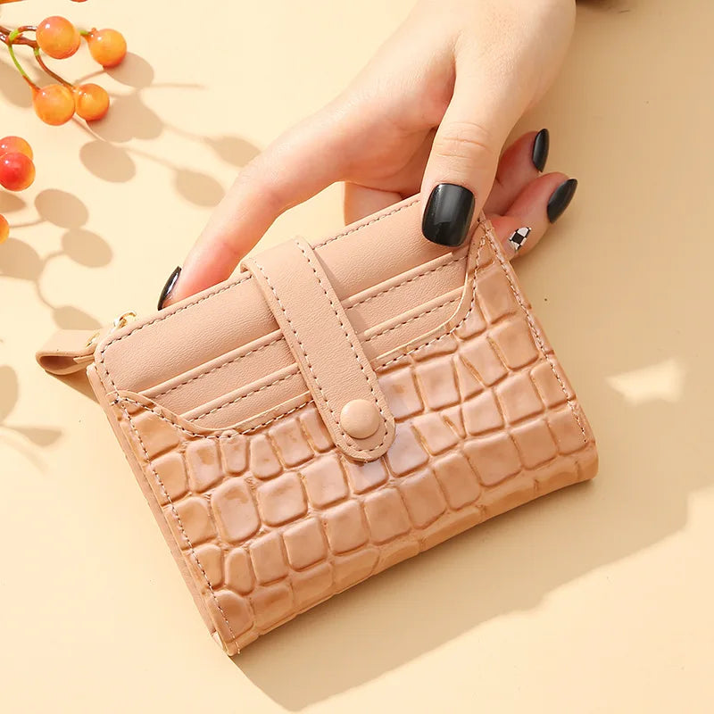 Portefeuille Paillettes Femme – Porte-Monnaie Compact Chic MYNELIA