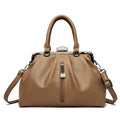 Sac à main Tote cuir véritable Femme – Cabas zippé Grande Capacité MYNELIA