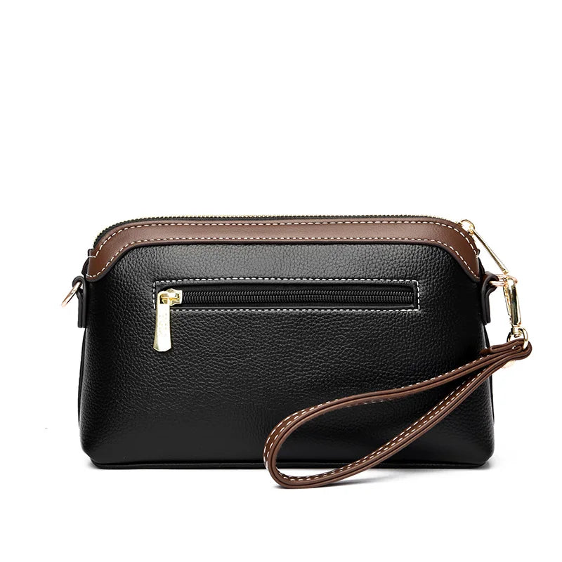 Sac à main bandoulière cuir véritable Femme — L’Essentiel Luxueux MYNELIA