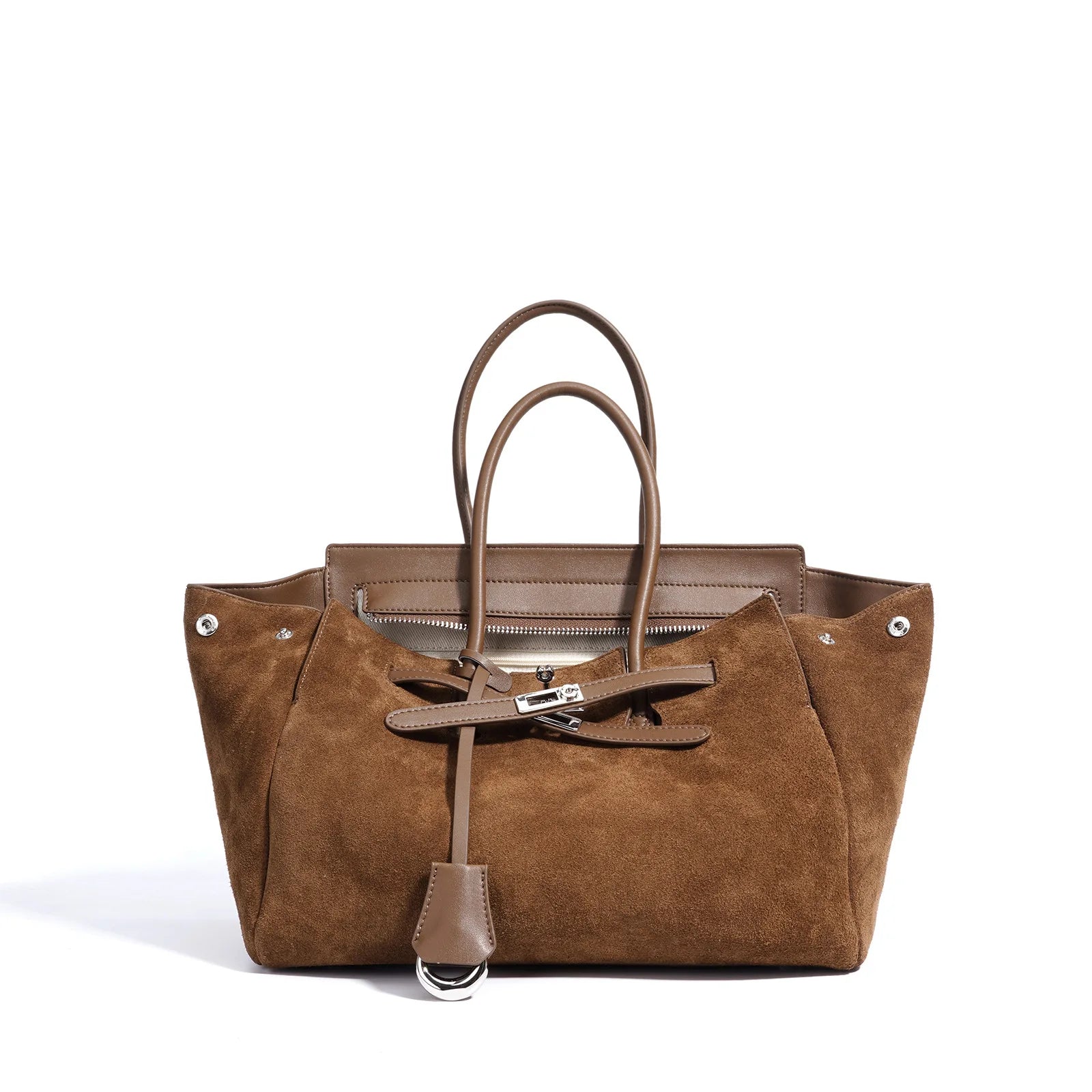 Sac à main Tote Rétro en Daim Femme – Grande capacité,Style Automne MYNELIA