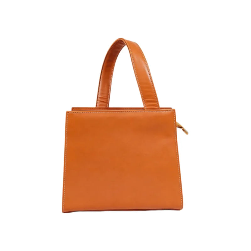 Sac à main tressé  –Bandoulière cuir & osier Style naturel