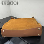 Sac à main tote daim givré femme — Luxe Discret & Grande Capacité MYNELIA