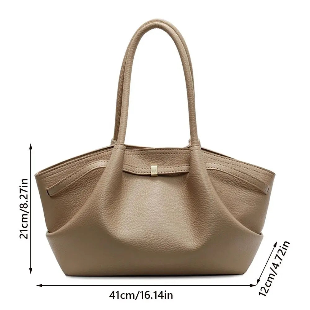Sac à main tote Femme en cuir PU – Grande capacité,Double bandoulière