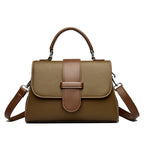 Sac Tote Crossbody Vintage Rivets PU Souple