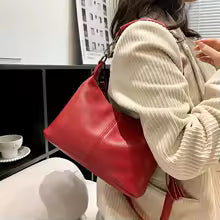 Sac à Main Hobo en Cuir Véritable Vintage – Femme MYNELIA