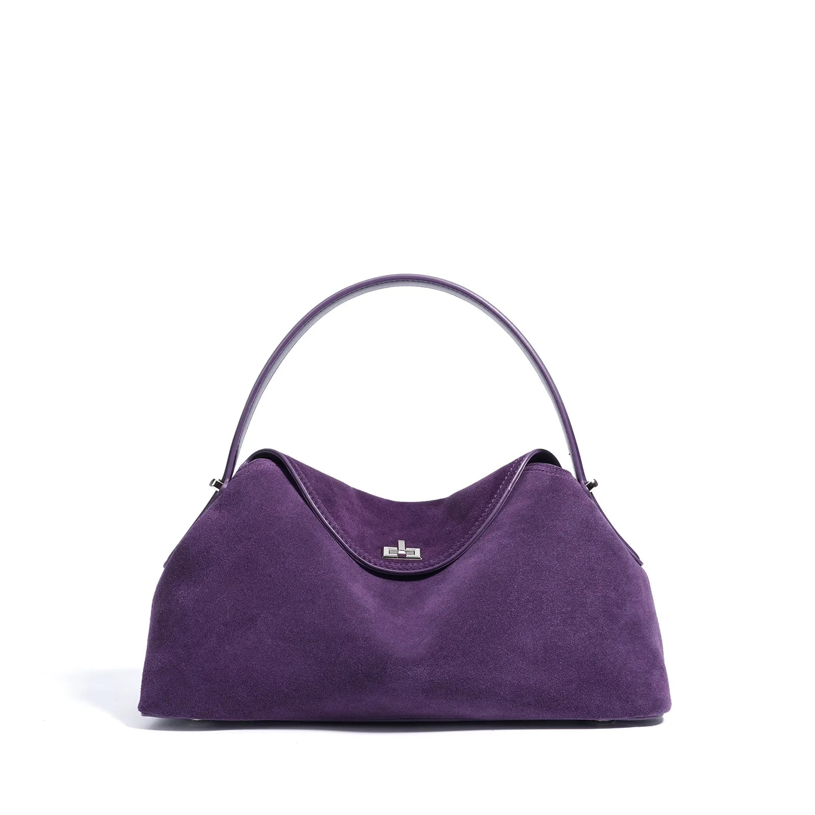 Sac Hobo Cuir Suède Véritable Femme – Grande capacité