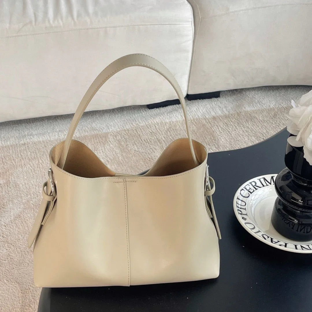 Sac à main tote bag cuir véritable–Sac cabas luxe grande capacité MYNELIA