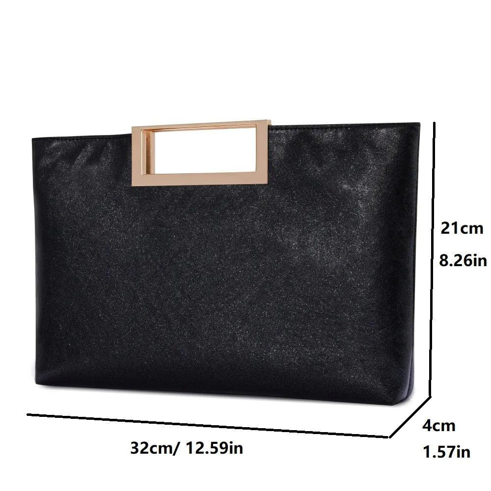 Sac pochette Clutch Chaîne – Sac de soirée luxe MYNELIA