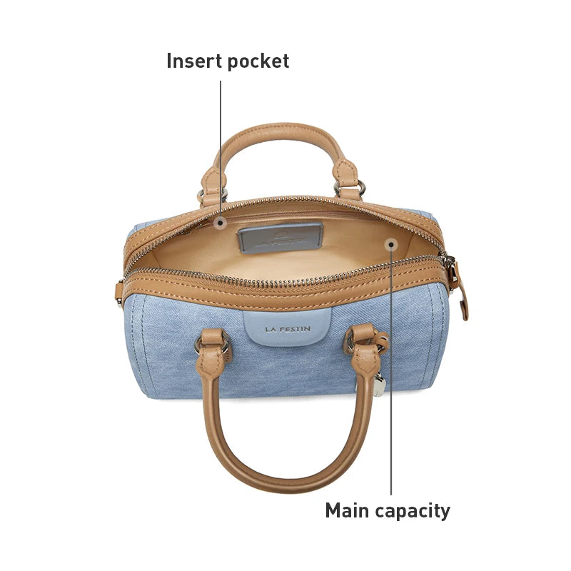 Sac polochon Boston cuir – Forme Ultra-léger