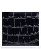 Portefeuille en cuir véritable – Motif alligator, protection RFID,8 compartiments