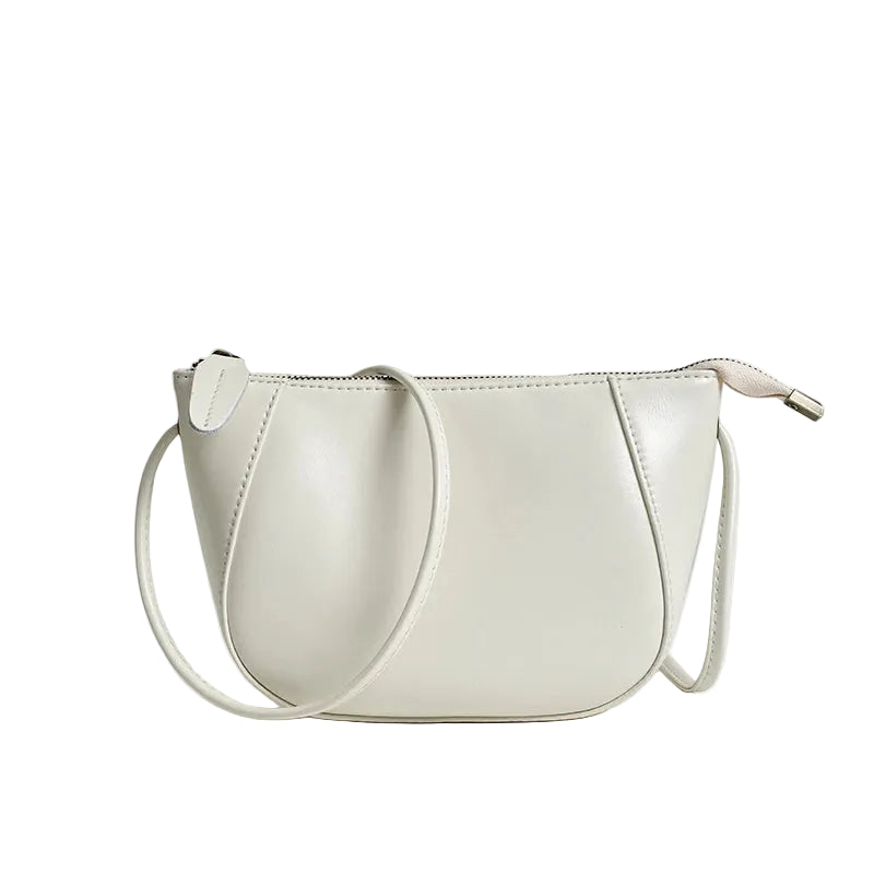 Sac Shell en Cuir véritable Doublure Coton 4 Poches