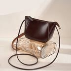 Sac Shell en Cuir véritable Doublure Coton 4 Poches
