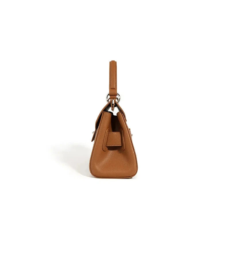Sac en Cuir véritable Rigide Doublure Coton