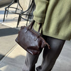 Sac Hobo Cuir  Véritable Femme – Finitions coutures