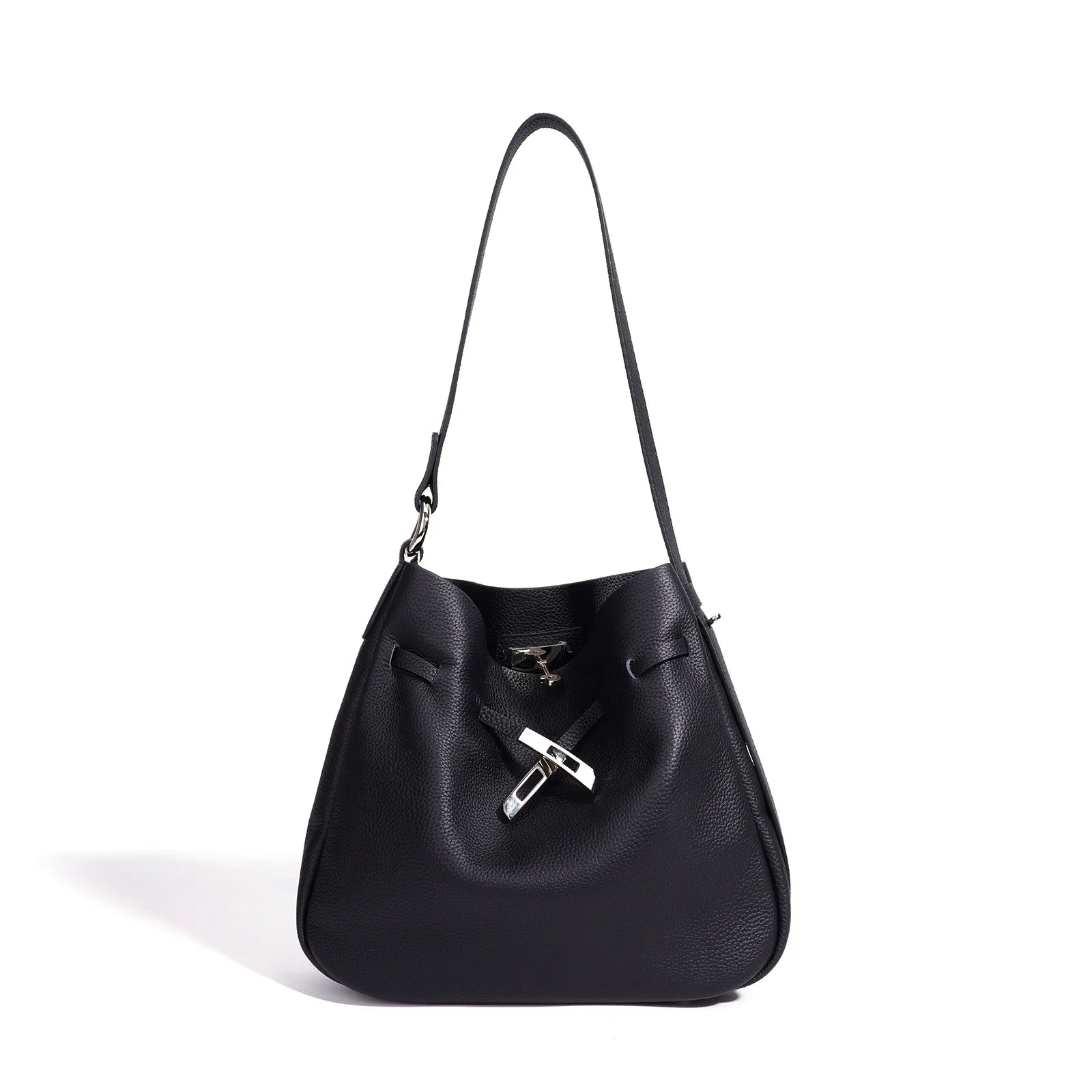 Sac seau cuir véritable – Grande Capacité Tote