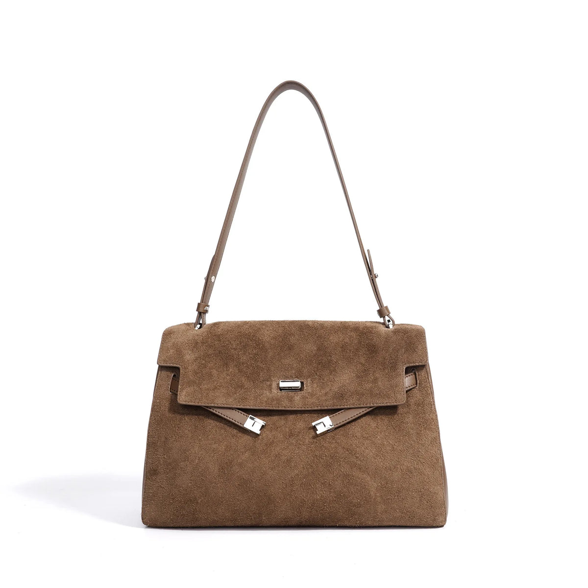 Sac Tote en Cuir Véritable Vintage Minimaliste