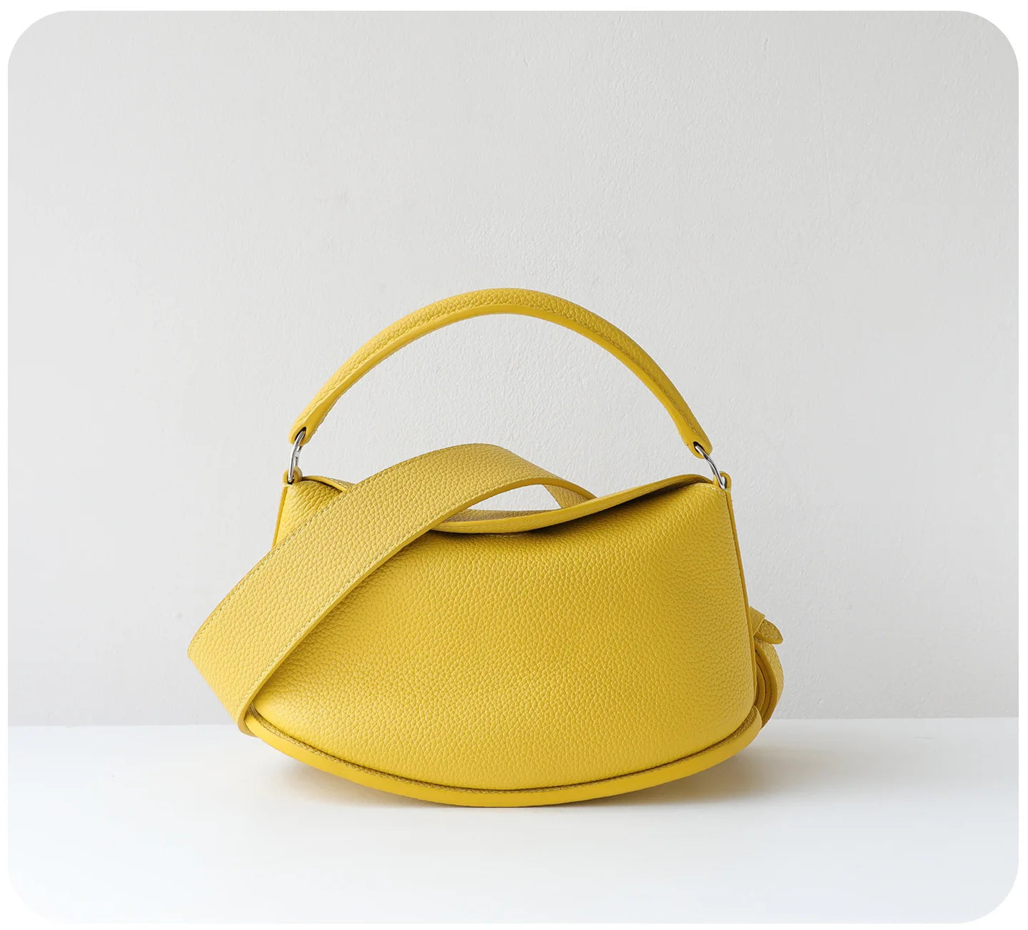 Sac à main Hobo en Cuir Pleine Fleur–Style Minimaliste & Chic MYNELIA