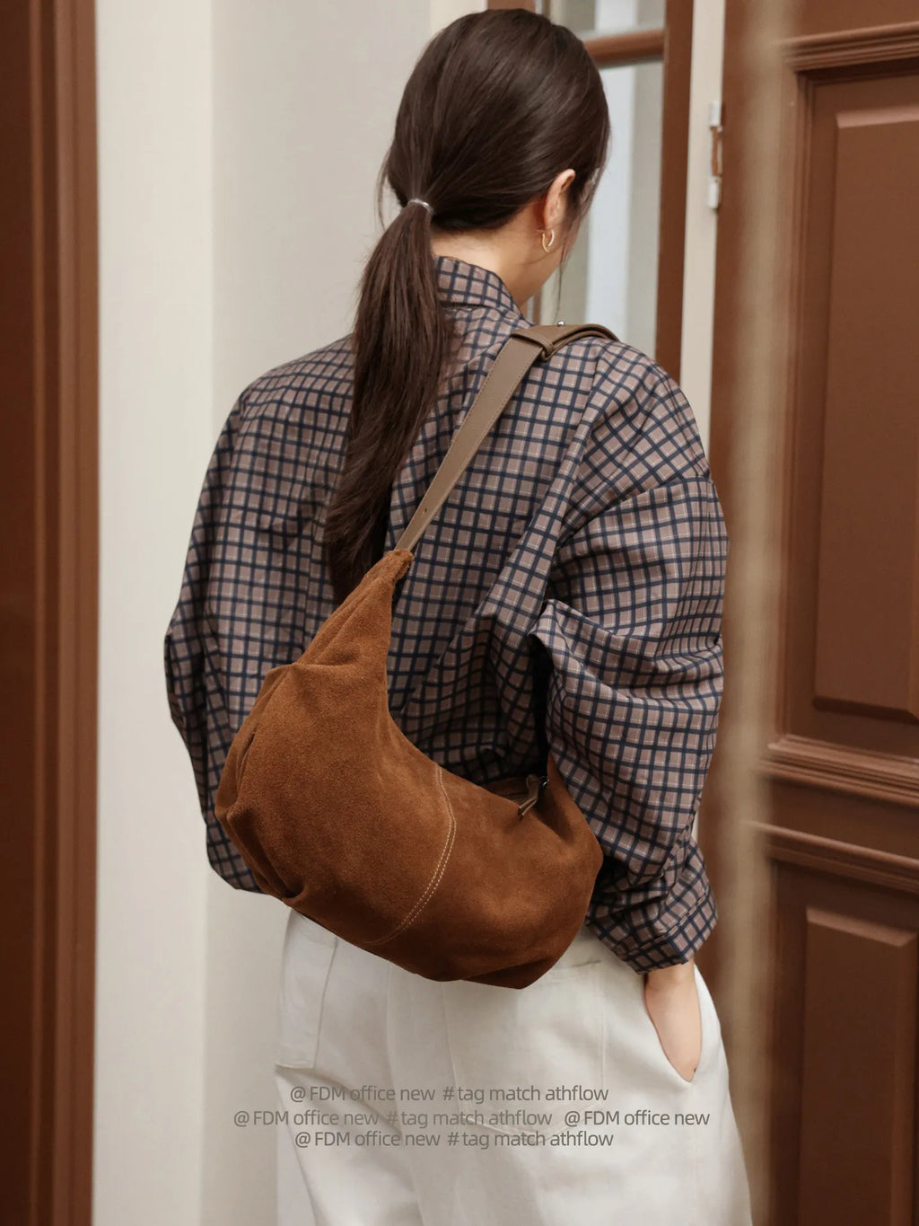 Sac Tote Daim – Classique Intemporel doublure Coton