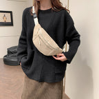 Sac banane velours côtelé — Pochette Tendance Femme | Bandoulière & Ceinture MYNELIA