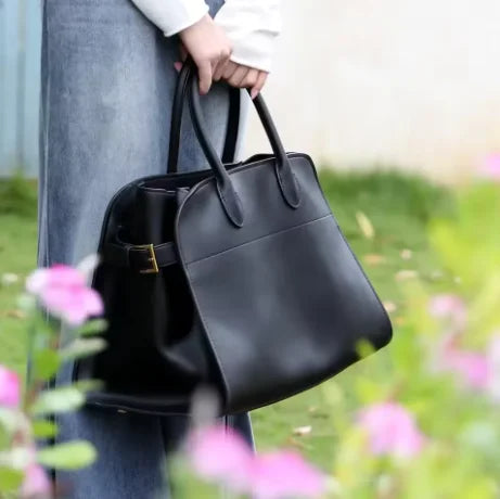 Sac Tote cuir véritable Femme – Style Rétro grande capacité
