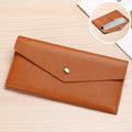 Portefeuille long cuir de vache femme – Pochette enveloppe grande MYNELIA